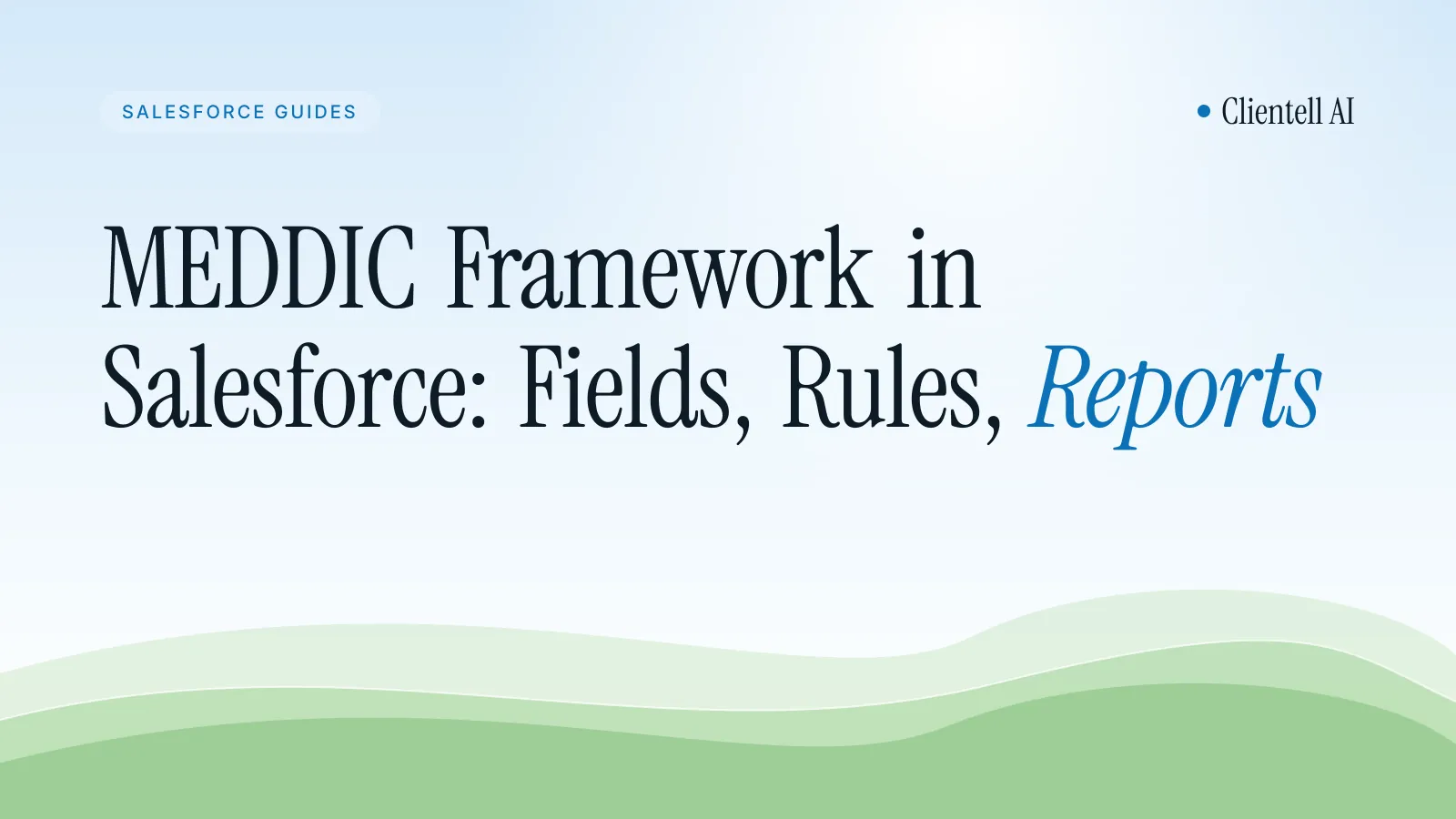 MEDDIC Framework: What It Is and How to Use It in Salesforce